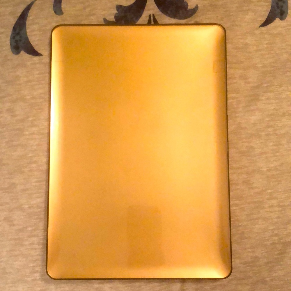 Gold laptop cover